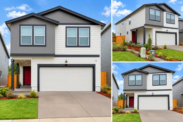 Maria's home, shown from three angles.