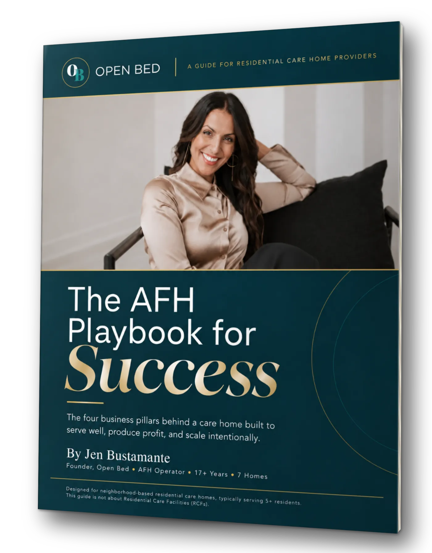 The AFH Playbook for Success, a printed booklet by Jen Bustamante.